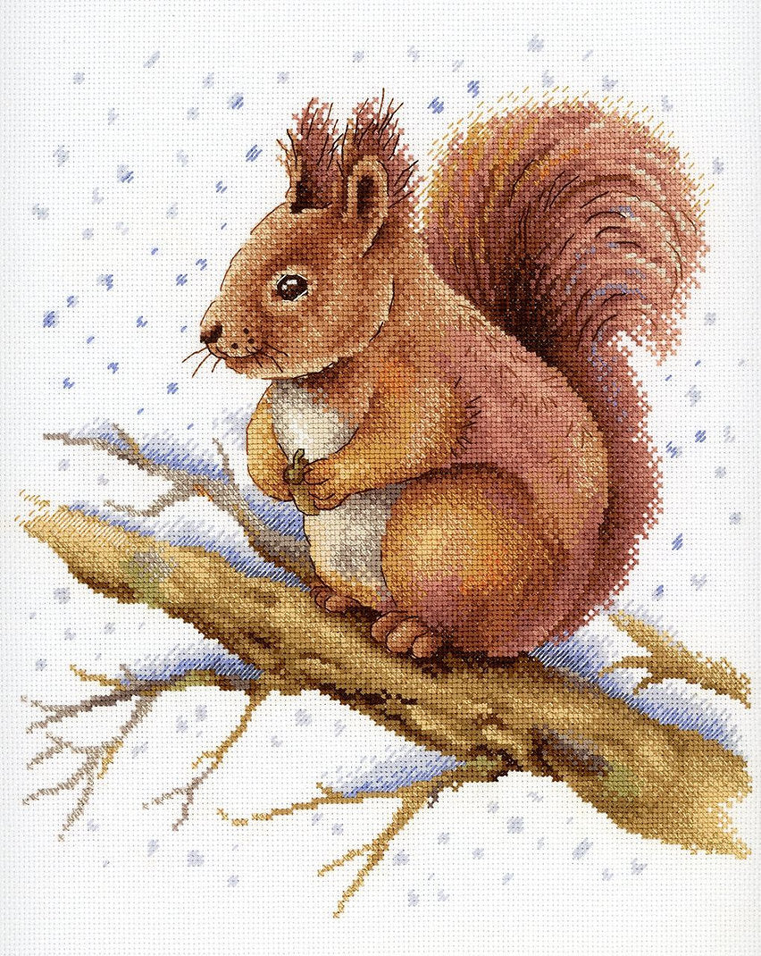 Cross Stitch Kit 'Fluffy Beauty' - SNV-758 MP Studia