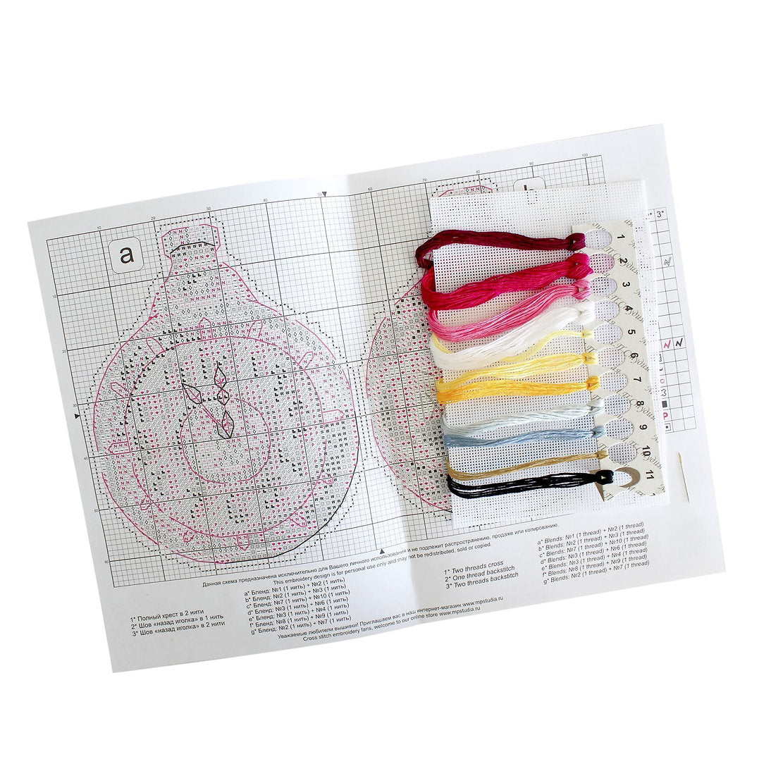 Cross Stitch Kit. Clock - MP Studio SR-907