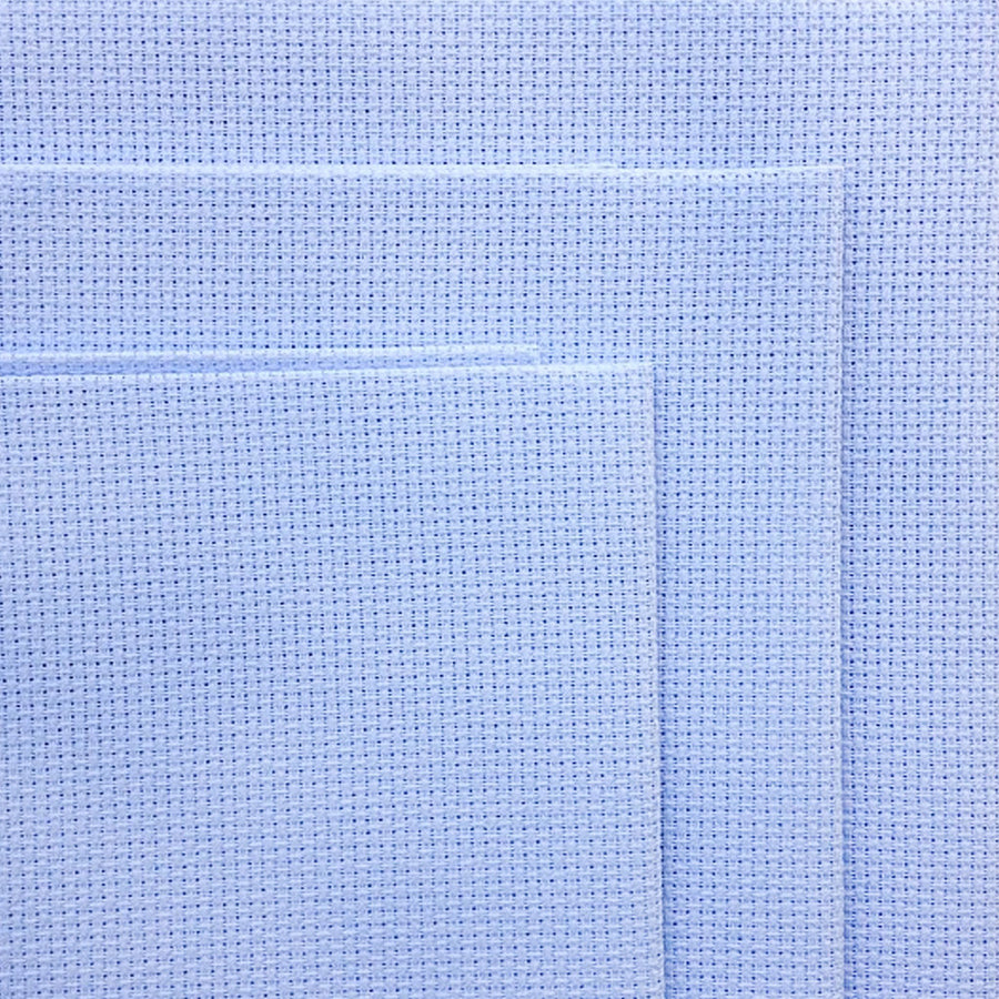 3706/5130 Tissu AIDA 14 fils. Petit Garçon Bleu de ZWEIGART pour le point de croix