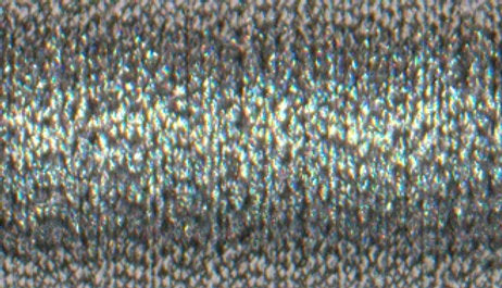 001L Fine #8 Braid Kreinik - Solar Silver 10 m