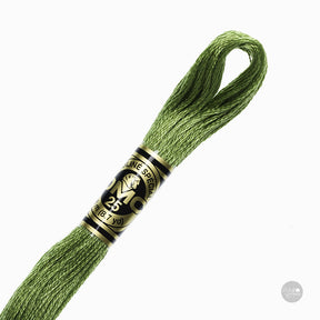 Hilo de bordado DMC Mouliné Spécial 117MC color 3347 algodón mercerizado de 8 metros