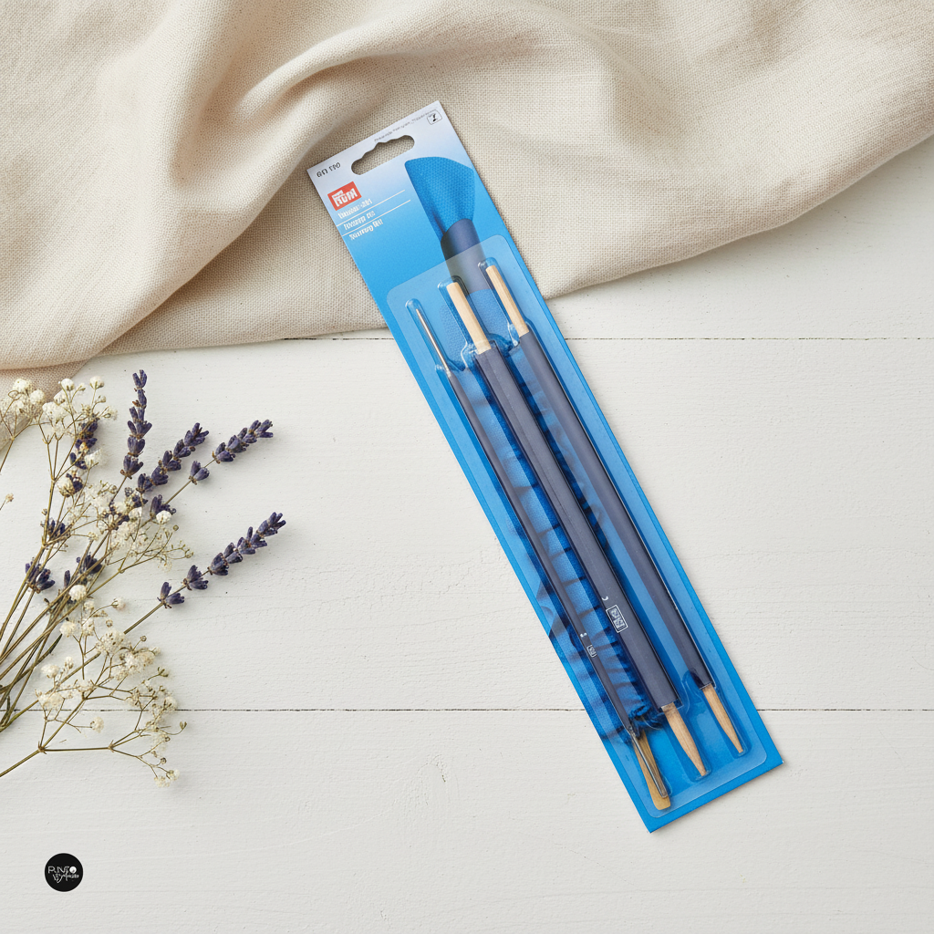 Kit para Voltear Tubos de Tela M+S+L de Prym 610190