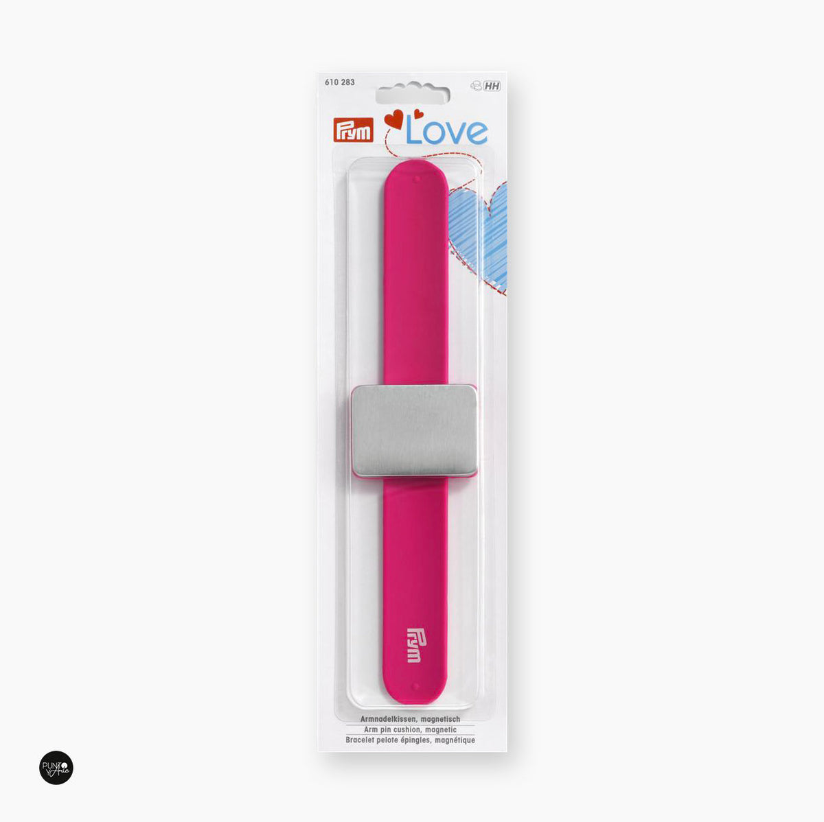 Alfiletero Magnético de Pulsera Love Prym 610283 - accesorio Prym para costura y confección