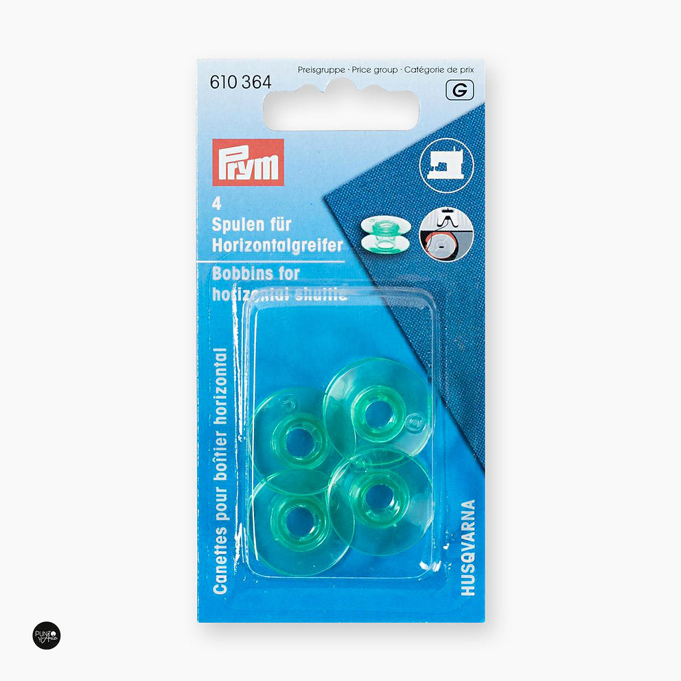 Canillas para garfio horizontal 21,6mm Prym 610364 - accesorio Prym para máquina de coser