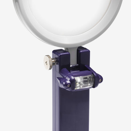 Éclairage précis pour les artisans : loupe LED mains libres avec support flexible de Prym 610380