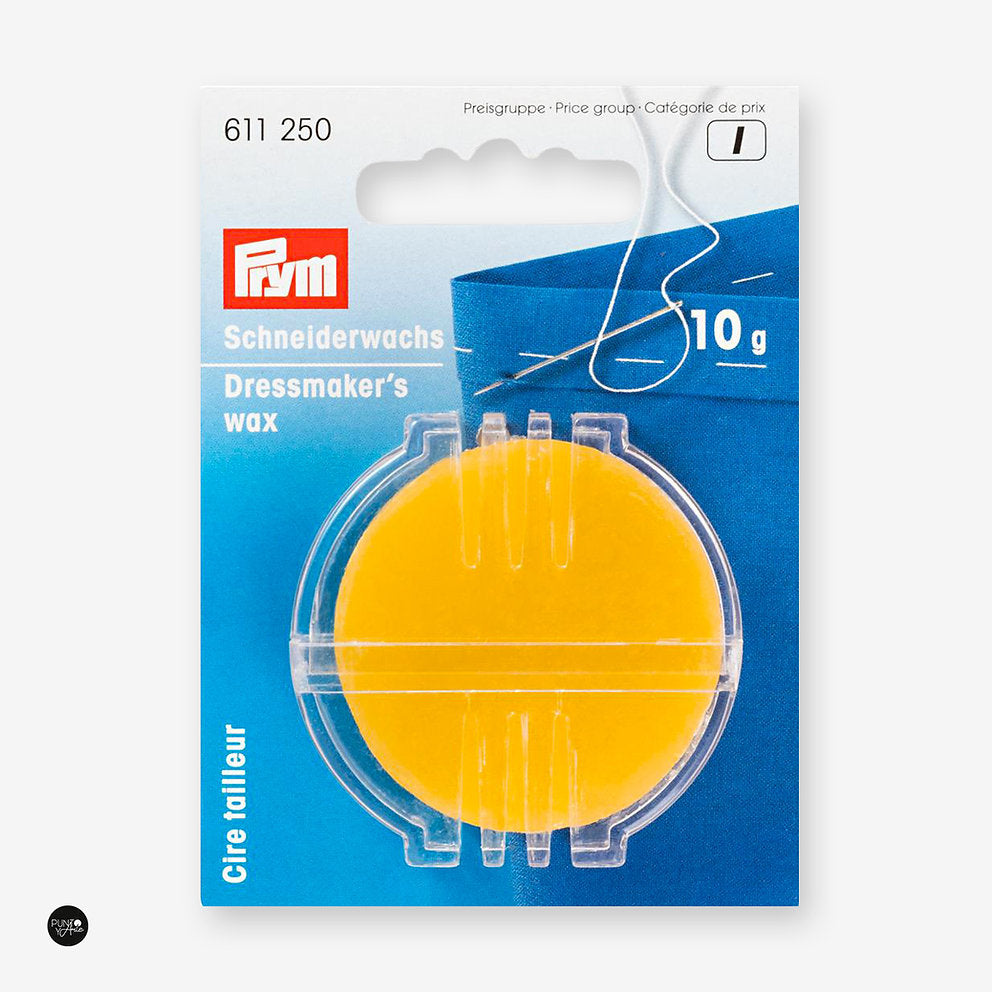 Cera de Abeja para Costura y Liberación de Cremalleras Prym 611250 - accesorio Prym para accesorios de mercería