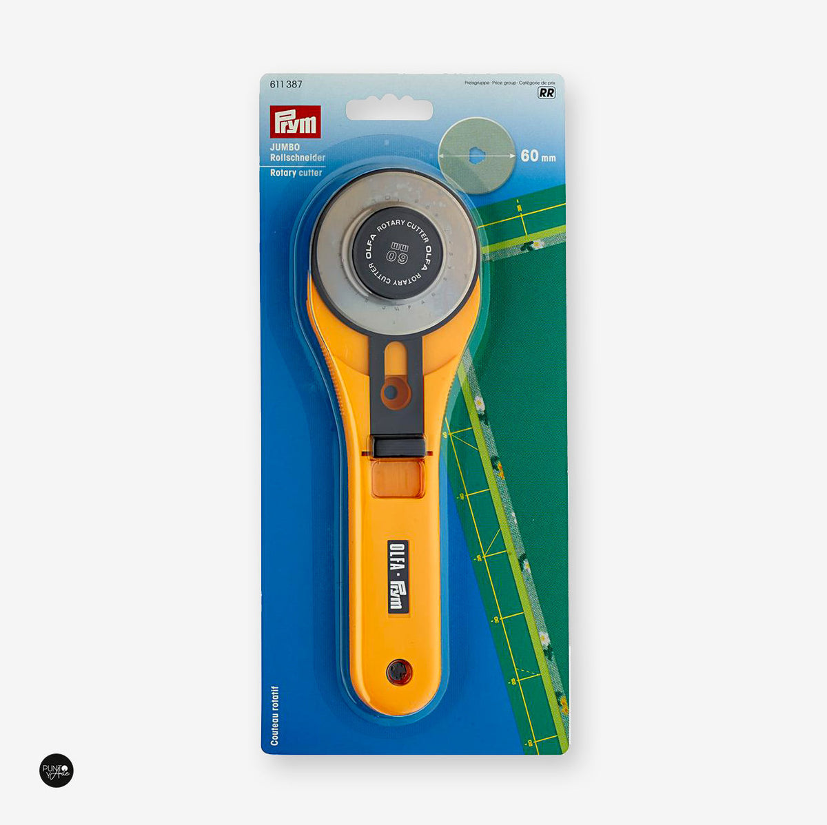 Cutter rotatorio Jumbo 60 mm / OLFA Prym 611387 - accesorio Prym para corte y patchwork