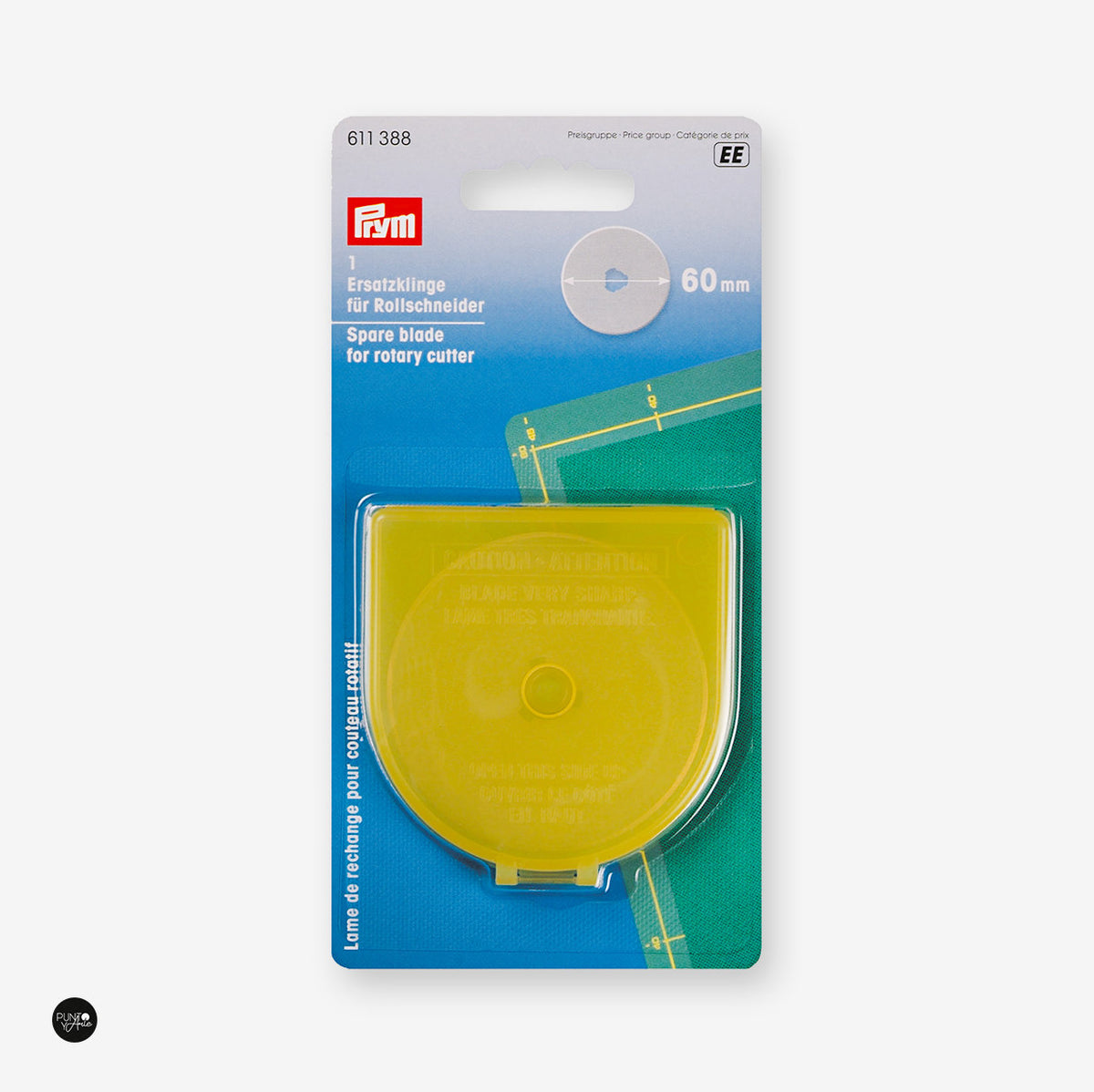 Cuchilla de repuesto para cortador rotativo, Jumbo, 60mm Prym 611388 - accesorio Prym para corte y patchwork