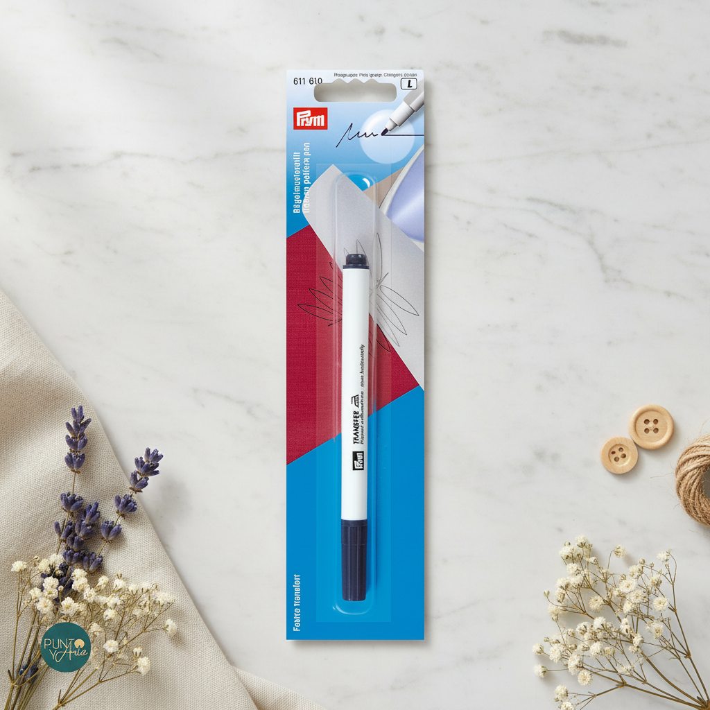 Prym Violet Transfer Marker 611610 - Permanent Fixation for Embroidery Patterns