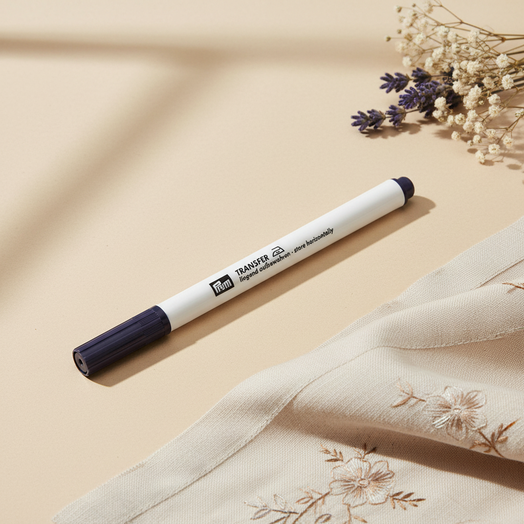 Prym Violet Transfer Marker 611610 - Permanent Fixation for Embroidery Patterns