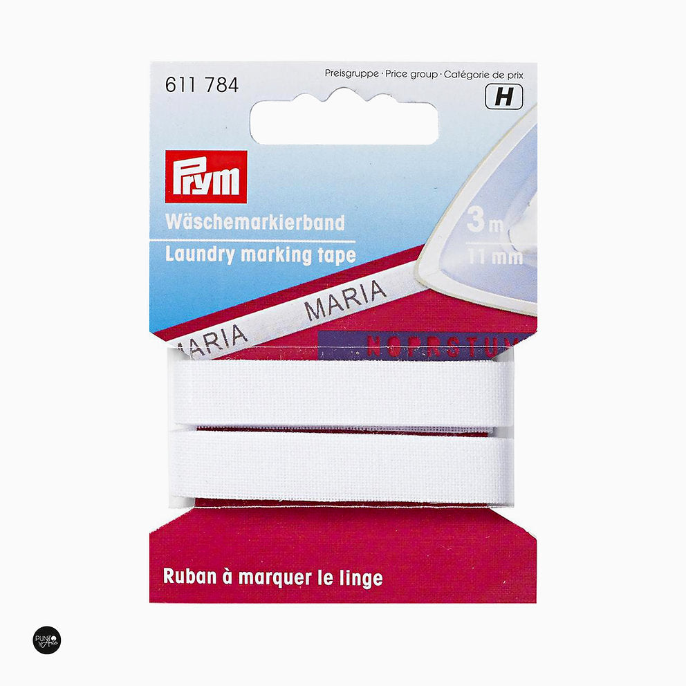 Prym Thermoadhesive Clothing Labeling Tape: Easy and Durable Identification