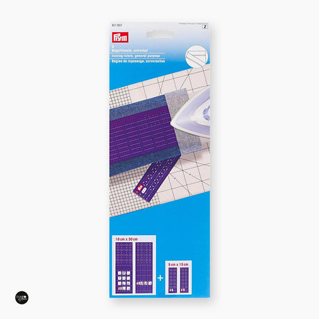 Prym Ironing Rulers 611937 - Pack of 2 units for marking and folding seams
