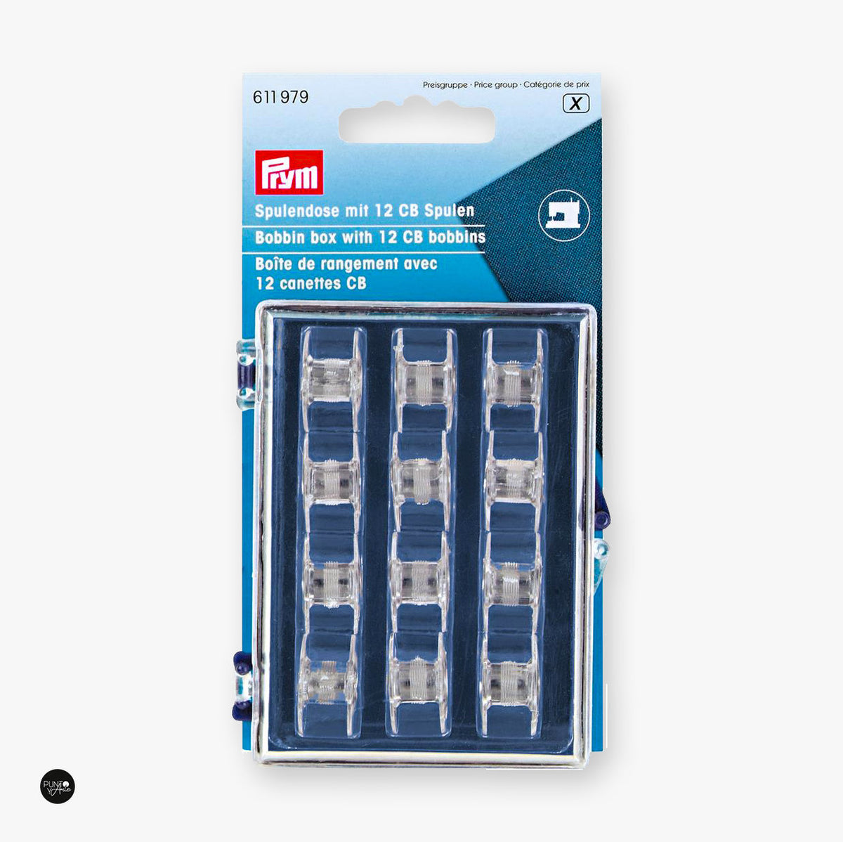 Caja Organizadora de Canillas CB Prym 611979 - accesorio Prym para máquina de coser
