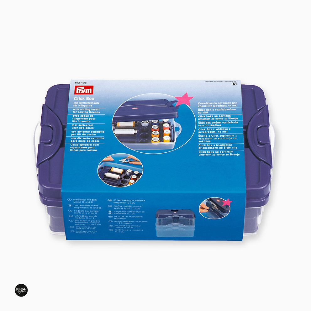 Caja de almacenamiento Multi Click Prym 612406 - accesorio Prym para organización de labores