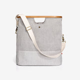 Travel bags, canvas and bamboo in gray - Prym 612560
