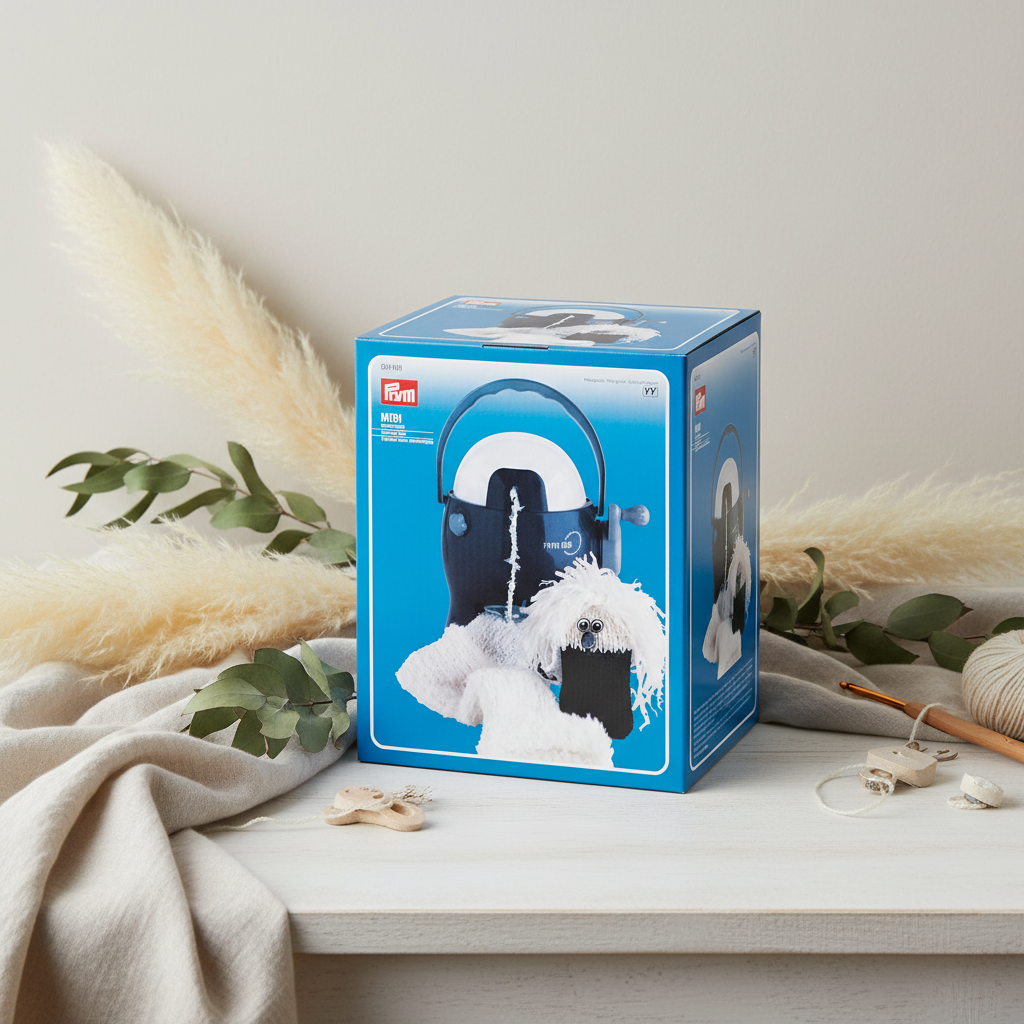Molino de tricotar MIDI Azul Crea Tubos de Punto Fácilmente Prym 624168 - accesorio Prym para punto y tejido