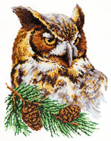 64-03 Owl. Magic Needle Cross Stitch Kit
