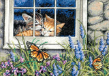 Feline Love - 65051 Dimensions - Cross Stitch Kit