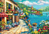 Cafe with a View - 65093 Dimensions - Cross Stitch Kit