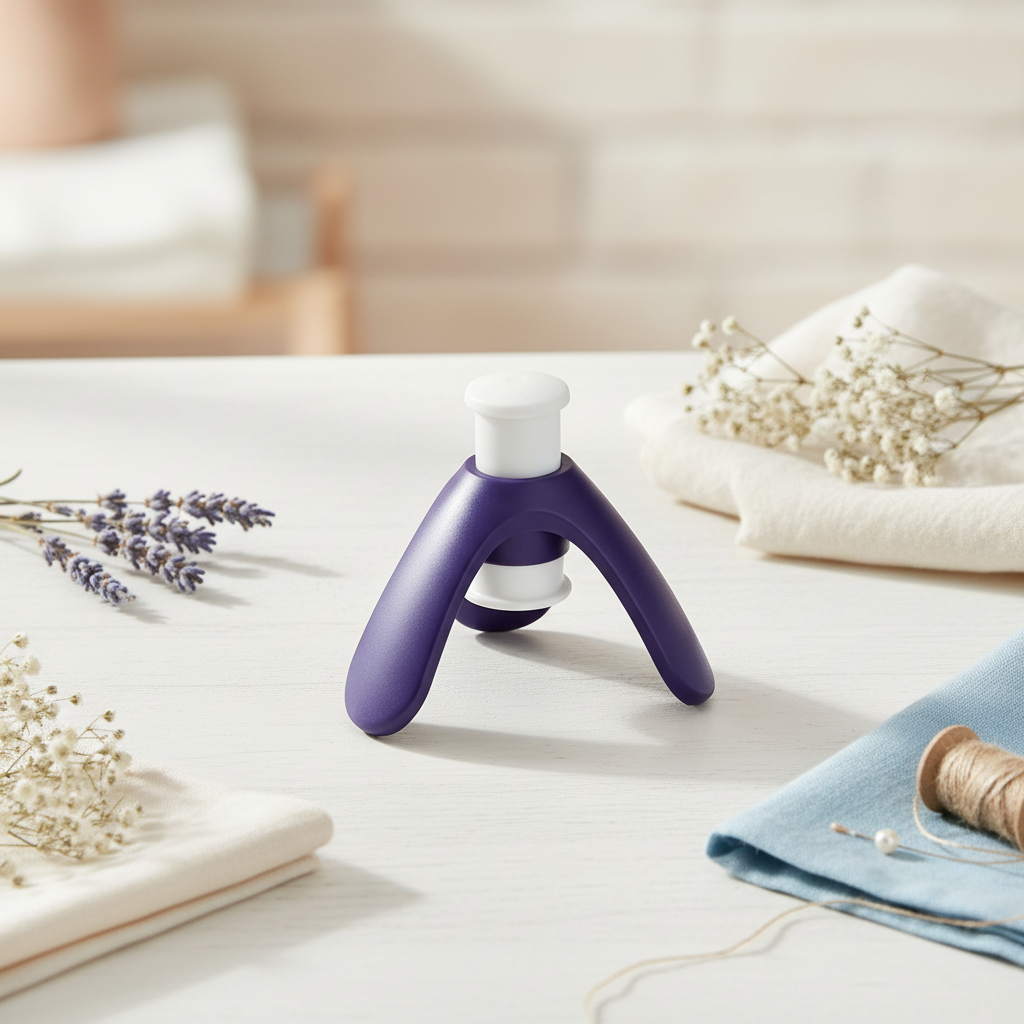 Trípode Prym 673130 para botones y ojales sin coser, ergonómico y preciso
