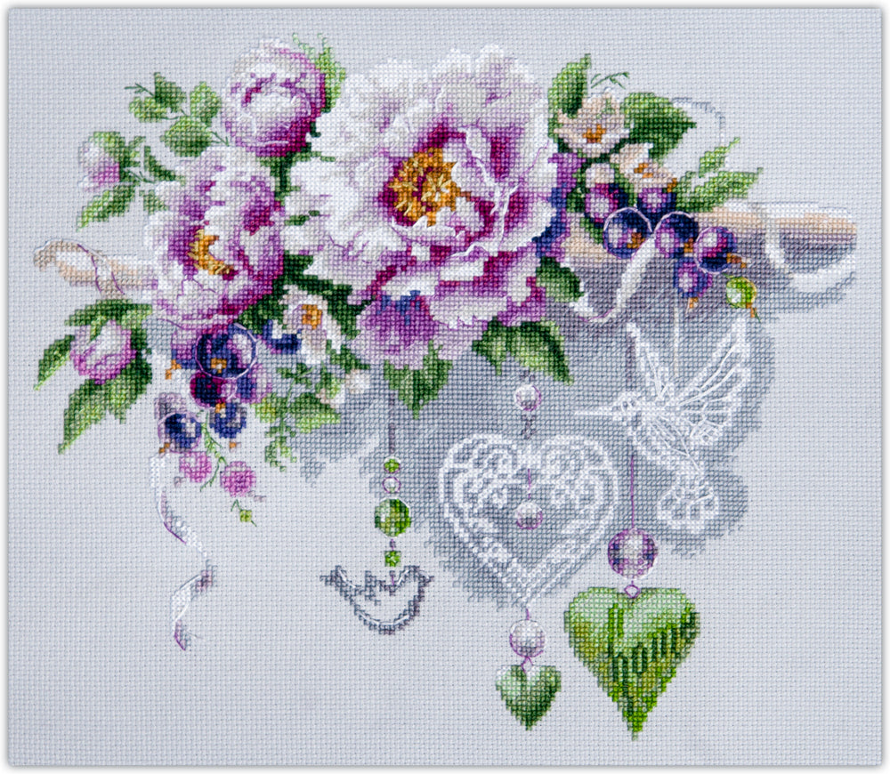 Kit de punto de cruz Magic Needle 70-05 – Floral Decor