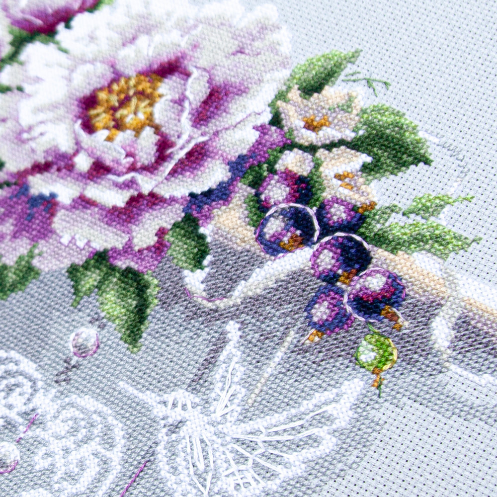 Kit de punto de cruz Magic Needle 70-05 – Floral Decor