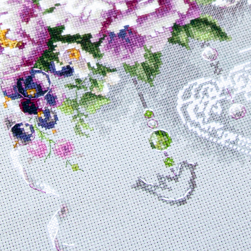Kit de punto de cruz Magic Needle 70-05 – Floral Decor