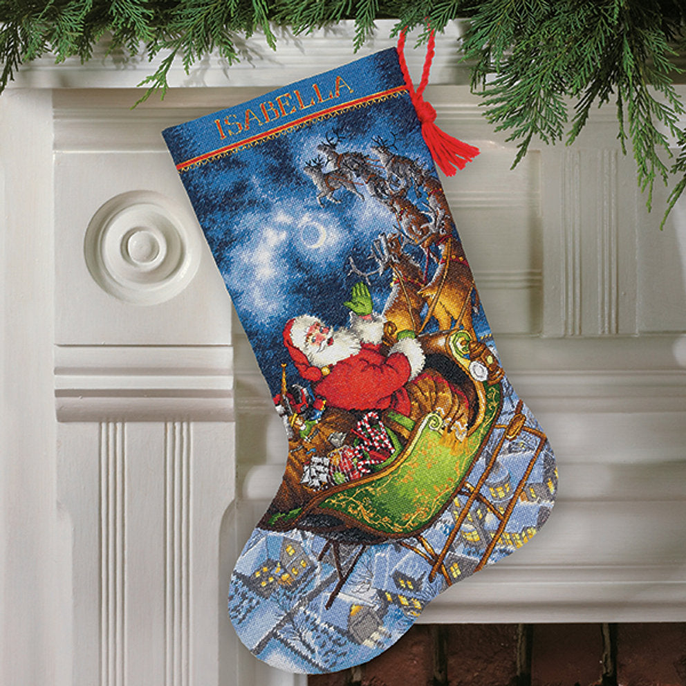 Santa Flight - 70-08923 Dimensions - Cross Stitch Kit