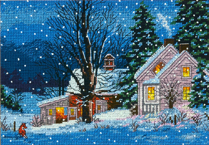 Quiet Night - 70-08935 Dimensions - Cross Stitch Kit