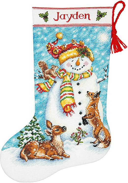 WINTER FRIENDS - 70-08963 Dimensions - Cross Stitch Kit