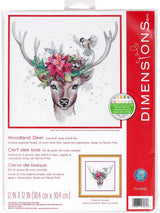 WOODLAND DEER - 70-08981 Dimensions - Kit de point de croix