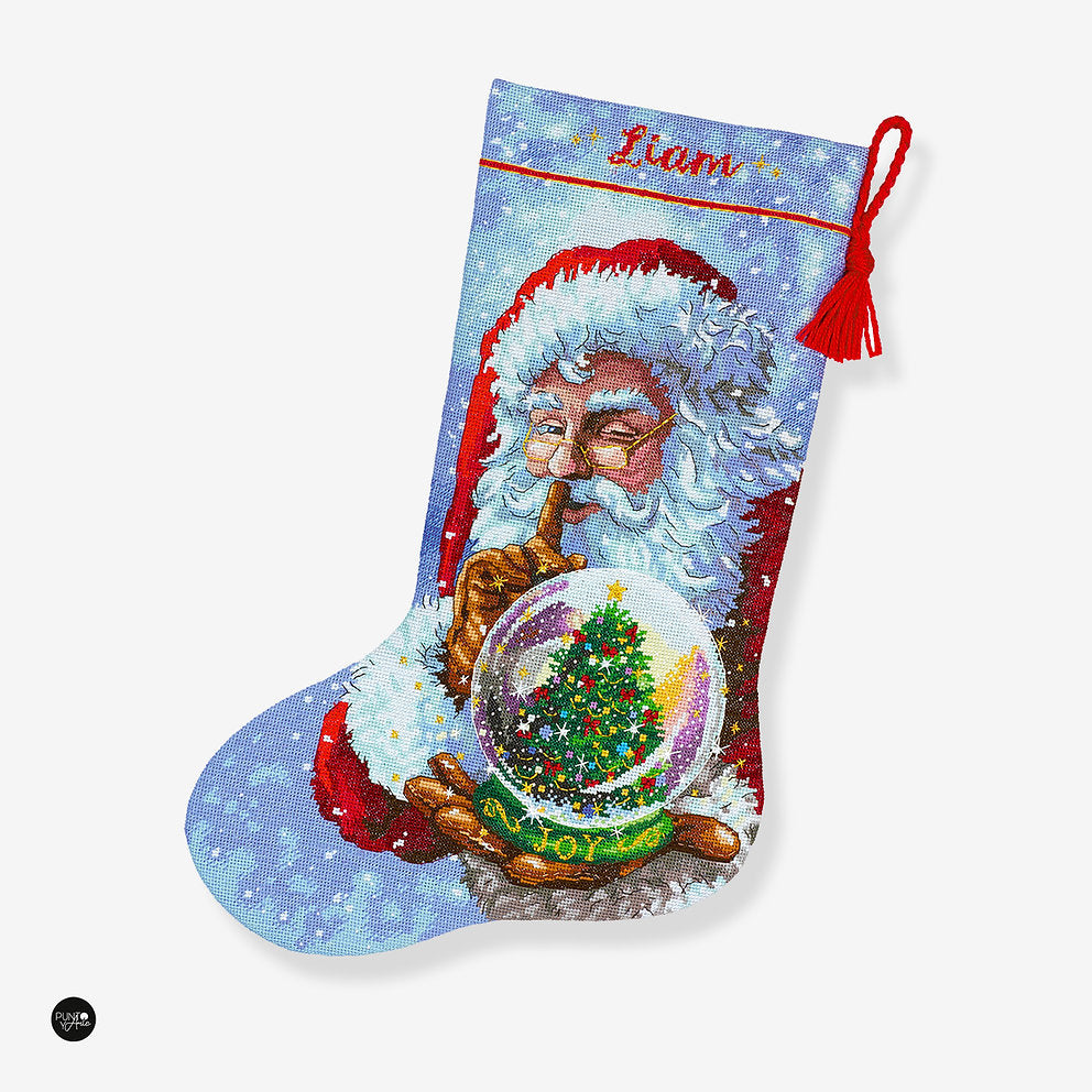 Santa's Snow Globe - 70-08985 Dimensions - Cross Stitch Kit