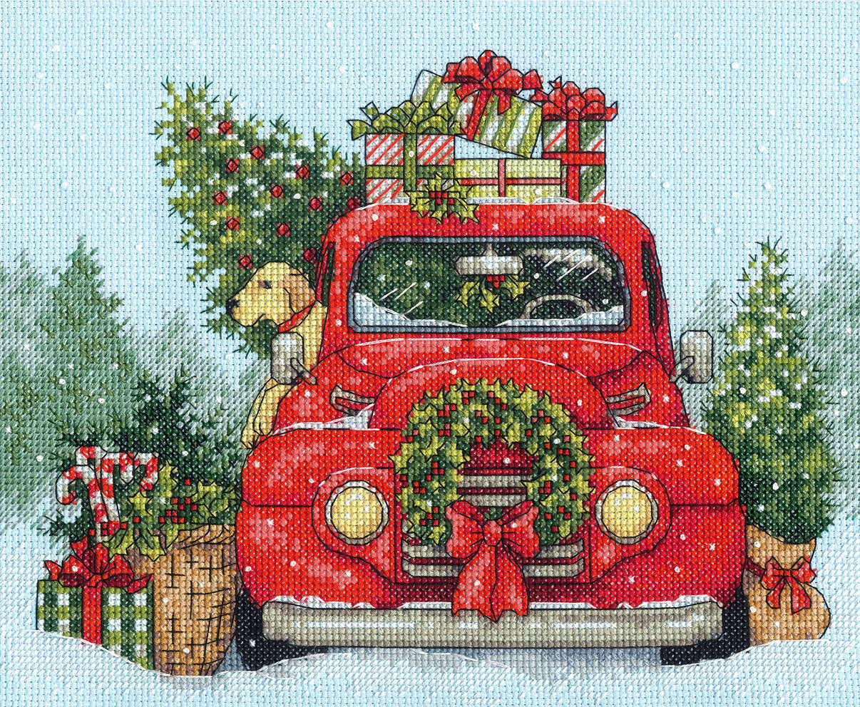 Festive Walk - 70-08992 Dimensions - Cross Stitch Kit