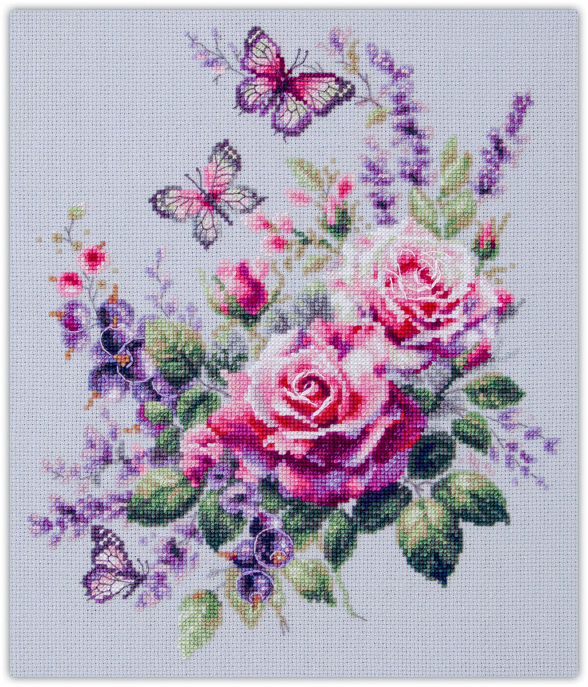 Cross Stitch Kit 70-13 “Happy Garden” – Magic Needle