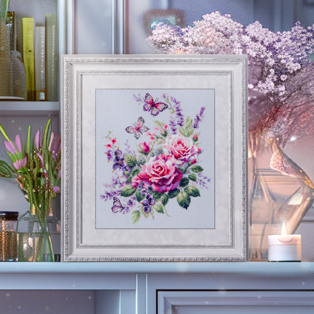 Cross Stitch Kit 70-13 “Happy Garden” – Magic Needle