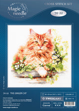Cross Stitch Kit 70-22 “The Ginger Cat” – Magic Needle