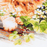Cross Stitch Kit 70-22 “The Ginger Cat” – Magic Needle