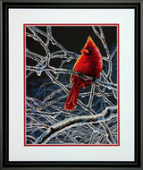 Ice Cardinal - 70-35292 Dimensions - Cross Stitch Kit