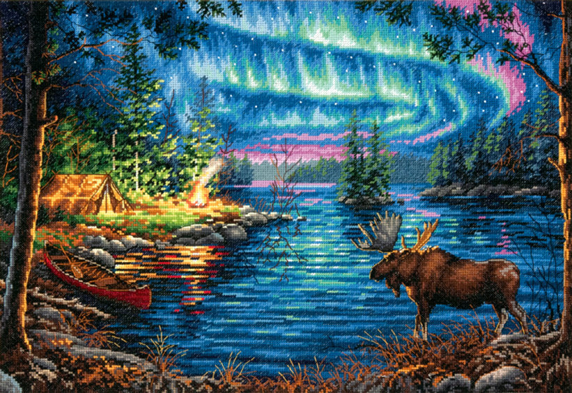 Northern Night - 70-35312 Dimensions - Cross Stitch Kit