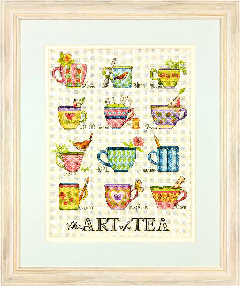 Dimensions Kit de punto de cruz El arte del té 70-35335 