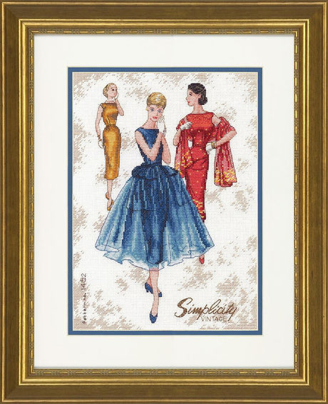 Vintage Elegance - 70-35369 Dimensions - Cross Stitch Kit