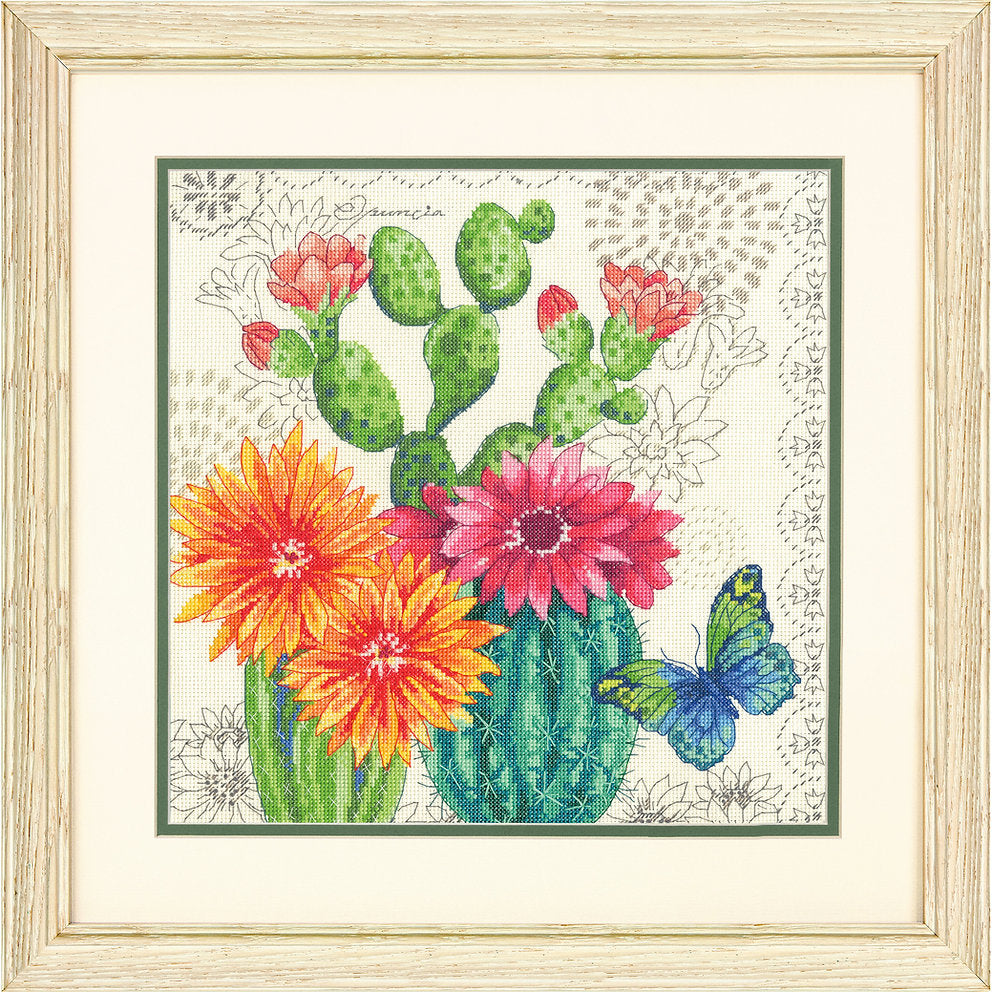 Cactus Flowers - 70-35388 Dimensions - Cross Stitch Kit