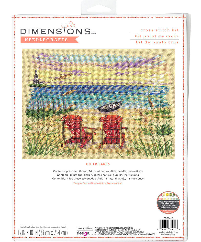 Kit de point de croix "Outer Banks" par Dimensions 70-35412