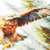 Kit de punto de cruz Magic Needle 70-48 Above the World con águila, 26 x 26 cm