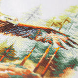 Kit de punto de cruz Magic Needle 70-48 Above the World con águila, 26 x 26 cm
