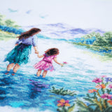 Magic Needle 70-60 Con Mamá – Kit de Punto de Cruz Contado 24 x 26 cm