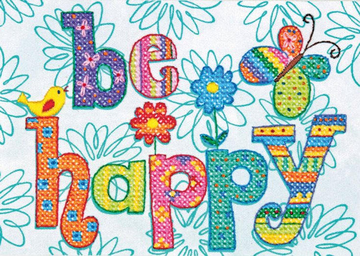 Be Happy - 70-65115 Dimensions - Cross Stitch Kit