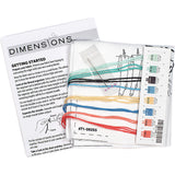 Hors séchage - 71-06255 Dimensions - KIT Broderie Traditionnelle