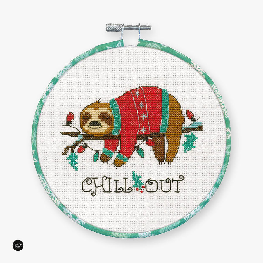 Christmas Sloth - 72-09004 Dimensioni - Kit punto croce