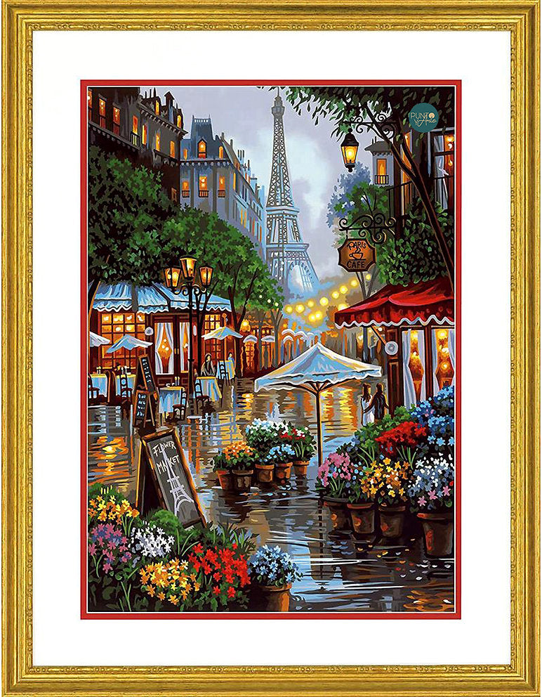 Spring in Paris - 73-91741 Dimensions - Paint by Number Kit